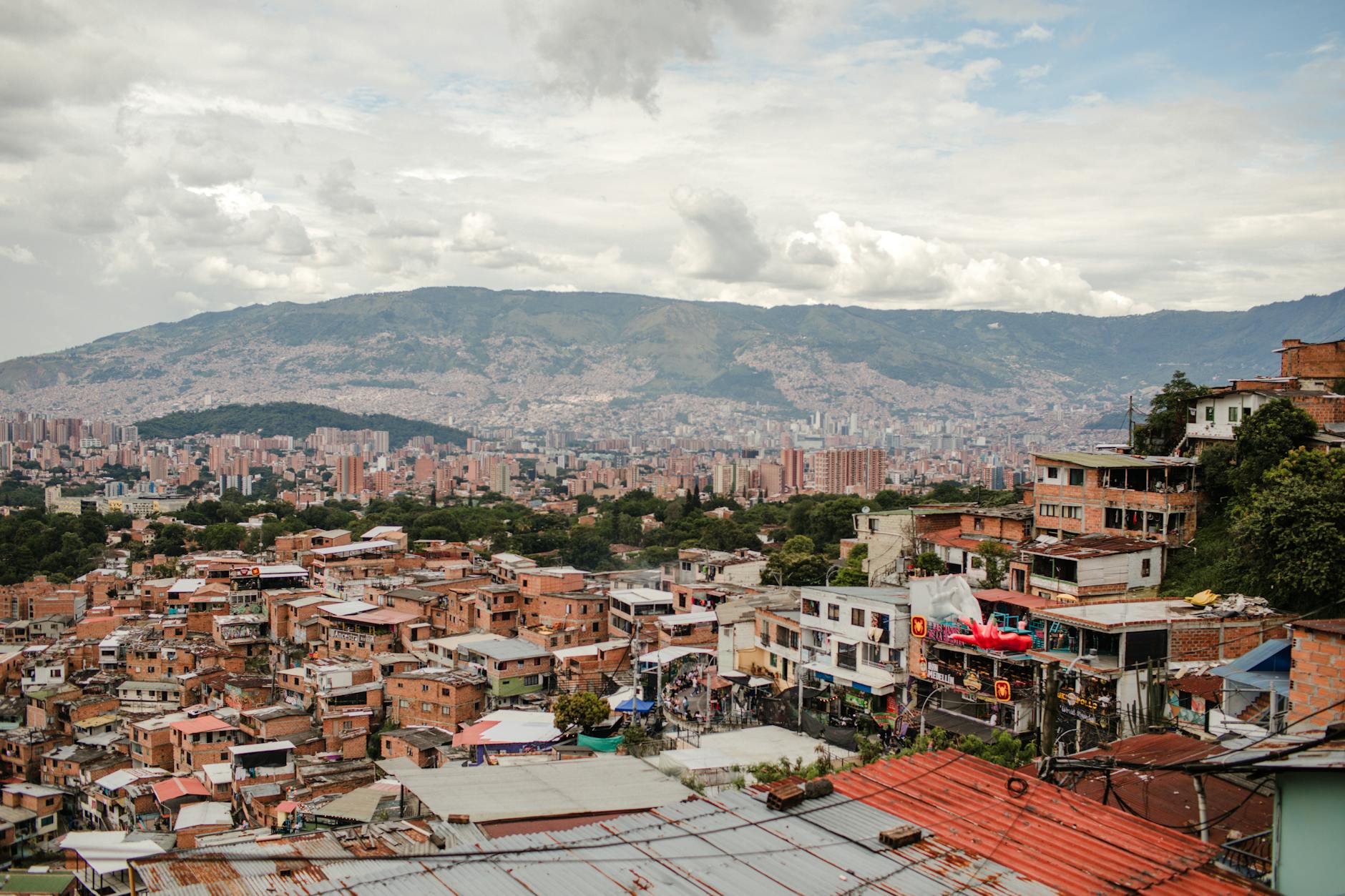 Medellín Colombia cityscape where Smile Dental Center offers affordable dental care